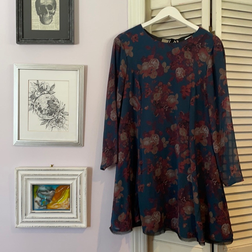 Floral printed dress